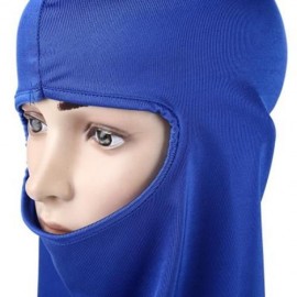 UNISEX OUTDOOR FULL FACE HELMET PROTECTION SKI NECK CYCLING MOTORCYCLE MASK HEADWEAR (BLUE