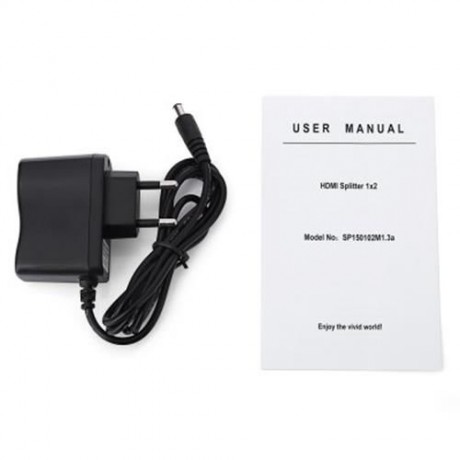 2 PORT HDMI SWITCH SWITCHER SPLITTER (BLACK)