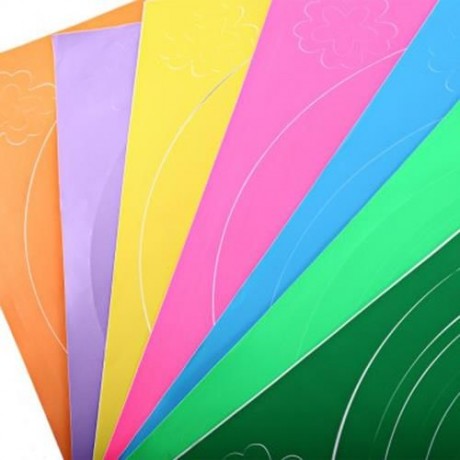 30 X 30CM STYLISH POLKA CIRCLE REMOVABLE WATERPROOF DECORATIVE BACKGROUND WALL STICKER (OR