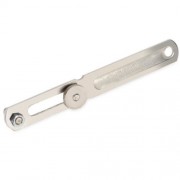 STAINLESS STEEL ADJUSTABLE STAINLESS STEEL WRENCH SPANNER WATCH HANDLE CASE OPENER (SILVER