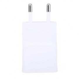 EU PLUG UNIVERSAL 2 USB PORTS HOME WALL POWER SUPPLY ADAPTER CHARGER (WHITE)
