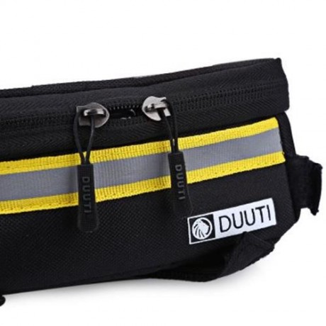 DUUTI BIKE BAG TOUCHSCREEN CYCLING TOP FRONT TUBE FRAME SADDLE BAG FOR PHONE CASE (YELLOW)
