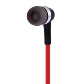 REMAX RM-535I 3.5MM PLUG SPORT BASS HEADPHONE STEREO HEADSET WITH MIC (RED)