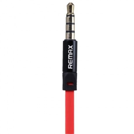 REMAX RM-535I 3.5MM PLUG SPORT BASS HEADPHONE STEREO HEADSET WITH MIC (RED)
