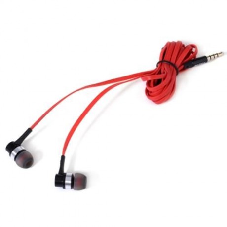REMAX RM-535I 3.5MM PLUG SPORT BASS HEADPHONE STEREO HEADSET WITH MIC (RED)