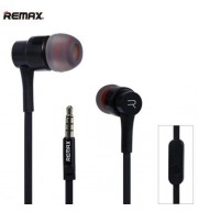 REMAX RM-535I 3.5MM PLUG SPORT BASS HEADPHONE STEREO HEADSET WITH MIC (BLACK)