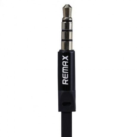 REMAX RM-535I 3.5MM PLUG SPORT BASS HEADPHONE STEREO HEADSET WITH MIC (BLACK)