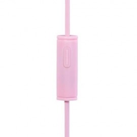 REMAX-RM501 SUPER BASS STEREO HEADSETS 3.5MM PLUG EARPHONES WITH MIC (PINK)