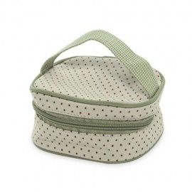 5PCS MULTIFUNCTIONAL DOT NAPPY CHANGING MUMMY HANDBAG DIAPER PAD FEEDING BOTTLE HOLDER FOO