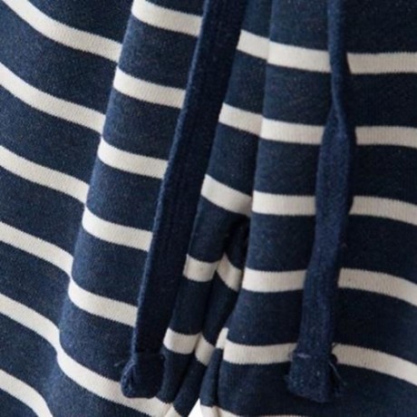 CASUAL SOFT COTTON SUMMER STRAIGHT LEG STRETCHY WAIST BOYS PANTS (DEEP BLUE)
