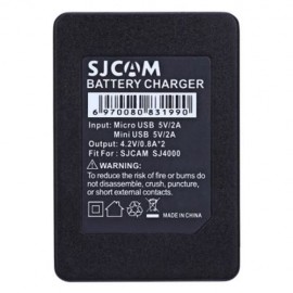 ORIGINAL SJCAM CD-DX06 DUAL SLOT BATTERY CHARGER FOR SJ4000 / SJ4000 WIFI / SJ5000 / SJ500