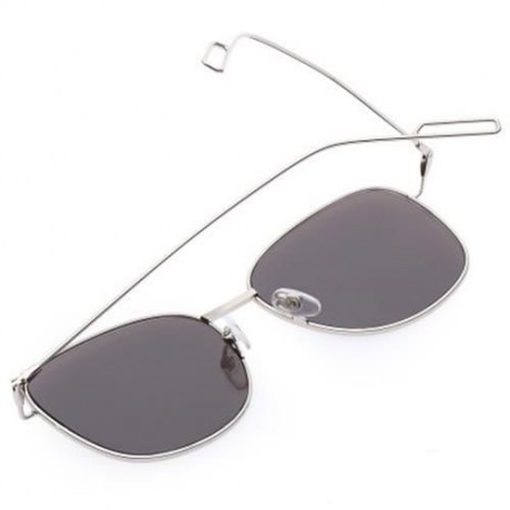 FASHION VINTAGE STYLE SQUARE FRAME COLORED COATING METAL UNISEX EYEGLASSES UV400 (#4)
