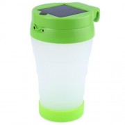 2 IN 1 M5 PORTABLE LED SOLAR CUP LIGHT (GREEN)