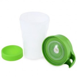 2 IN 1 M5 PORTABLE LED SOLAR CUP LIGHT (GREEN)