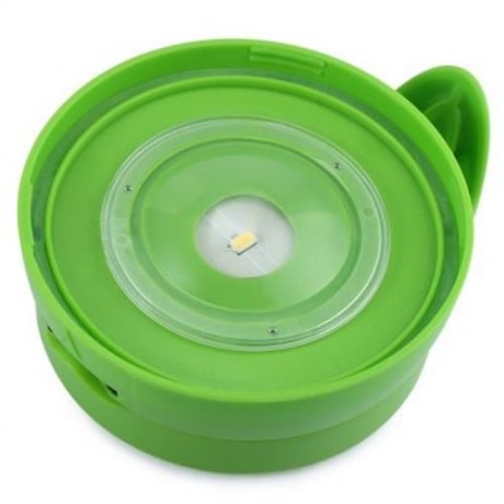 2 IN 1 M5 PORTABLE LED SOLAR CUP LIGHT (GREEN)