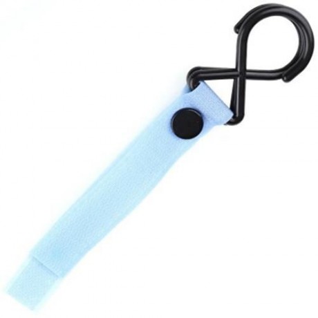 PORTABLE HIGH TOUGHNESS BABIES STROLLER HOUSEHOLD HOOK (AZURE)