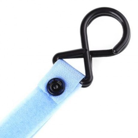 PORTABLE HIGH TOUGHNESS BABIES STROLLER HOUSEHOLD HOOK (AZURE)