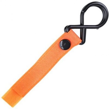 PORTABLE HIGH TOUGHNESS BABIES STROLLER HOUSEHOLD HOOK (ORANGE RED)