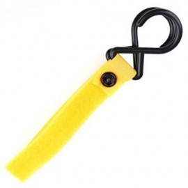 PORTABLE HIGH TOUGHNESS BABIES STROLLER HOUSEHOLD HOOK (YELLOW)