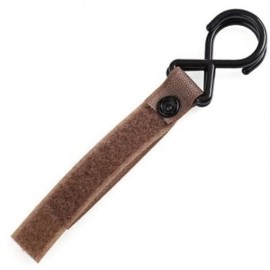 PORTABLE HIGH TOUGHNESS BABIES STROLLER HOUSEHOLD HOOK (LIGHT COFFEE)