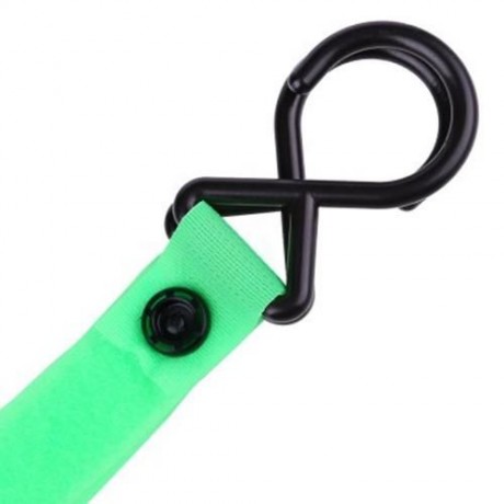 PORTABLE HIGH TOUGHNESS BABIES STROLLER HOUSEHOLD HOOK (GREEN)