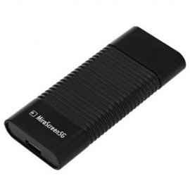 MIRASCREEN 5G WIRELESS DISPLAY TV DONGLE MIRACAST AIRPLAY DLNA HDMI RECEIVER (BLACK)