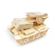 ROBOTIME ROCKET LAUNCHER 3D WOODEN PUZZLE ENVIRONMENTAL ASSEMBLE TOY EDUCATIONAL GAME (WOO