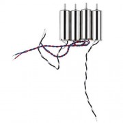 ORIGINAL MOTORS SET ROTOR BLADE FOR HUBSAN X4 H107D RC QUADCOPTER DRONES (SILVER)