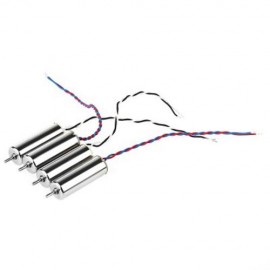 ORIGINAL MOTORS SET ROTOR BLADE FOR HUBSAN X4 H107D RC QUADCOPTER DRONES (SILVER)
