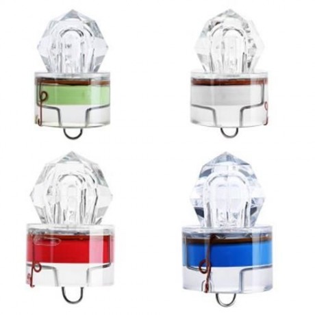 LED DEEP DROP UNDERWATER FISHING FLASHING BAIT LIGHT SQUID STROBE LURE LAMP (WHITE)