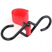 PORTABLE HIGH TOUGHNESS BABIES STROLLER HOUSEHOLD HOOK (RED)