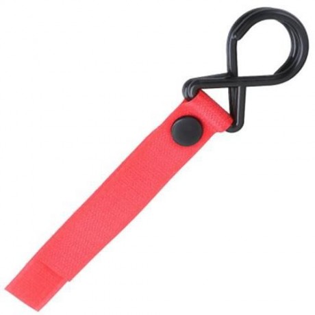 PORTABLE HIGH TOUGHNESS BABIES STROLLER HOUSEHOLD HOOK (RED)