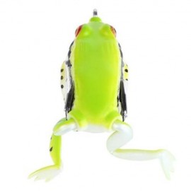 FRESHWATER RAY FROG FISHING LURE HOOKS FISH BAIT TACKLEÂ  (NEON GREEN)