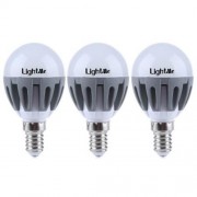 LIGHTME 3PCS E14 220-240V G45 3W LED BULB SMD 2835 SPOT GLOBE LIGHTING (COOL WHITE LIGHT)