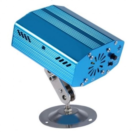 10W RGB LED WATER RIPPLES LIGHT STAGE LAMP LASER PROJECTOR (BLUE)