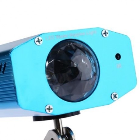 10W RGB LED WATER RIPPLES LIGHT STAGE LAMP LASER PROJECTOR (BLUE)