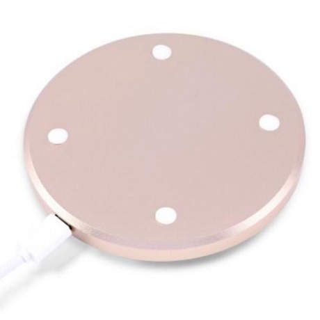 VDELI QI - 005 LIMITLESS SERIES WIRELESS CHARGER WOODEN QI RAPID CHARGING PAD (WOOD COLOR)