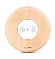 VDELI QI - 001 WIRELESS CHARGING PAD WIRELESS CHARGER FOR ALL QI-ENABLED DEVICES (WOOD GAI