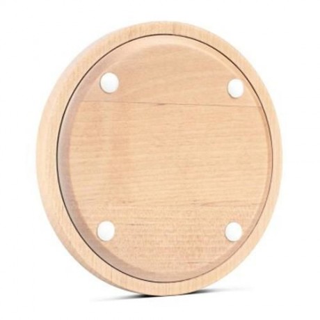 VDELI QI - 001 WIRELESS CHARGING PAD WIRELESS CHARGER FOR ALL QI-ENABLED DEVICES (WOOD GAI