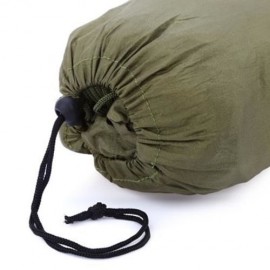 SINGLE PERSON PORTABLE PARACHUTE FABRIC MOSQUITO NET HAMMOCK FOR INDOOR OUTDOOR USE (ARMY 