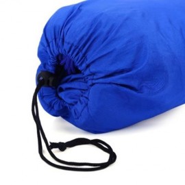 SINGLE PERSON PORTABLE PARACHUTE FABRIC MOSQUITO NET HAMMOCK FOR INDOOR OUTDOOR USE (DEEP 