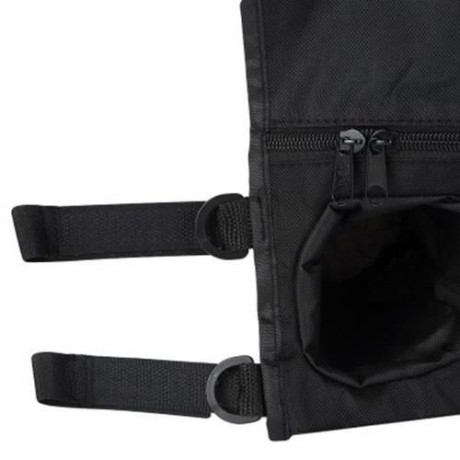 CONVENIENT PRACTICAL BLACK STROLLER ORGANIZER STORAGE CUP BAG FOR BABIES (BLACK)