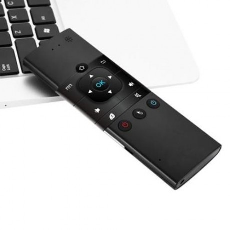 MX9 AIR MOUSE MICRO KEYBOARD 2-IN-1 2.4GHZ WIRELESS REMOTE CONTROL WITH USB RECEIVER (BLAC