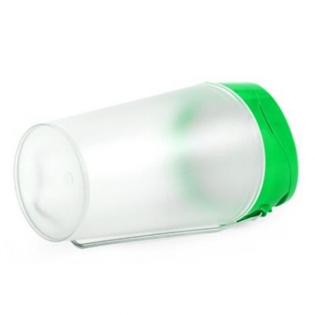 LED SOLAR PORTABLE LANTERN LIGHTS FOR OUTDOOR HIKING CAMPING EMERGENCIES (GREEN)