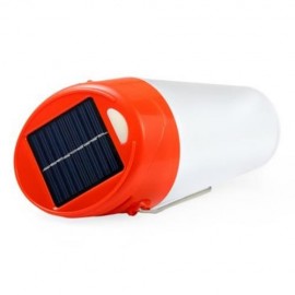 LED SOLAR PORTABLE LANTERN LIGHTS FOR OUTDOOR HIKING CAMPING EMERGENCIES (RED)