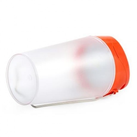 LED SOLAR PORTABLE LANTERN LIGHTS FOR OUTDOOR HIKING CAMPING EMERGENCIES (RED)