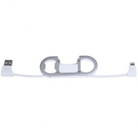BOTTLE OPENER KEY RING DATA LINE CHARGING SYNC CABLE 8 PIN USB 2.0 FOR IPHONE 5S / 6 / 6S 