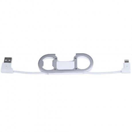 BOTTLE OPENER KEY RING DATA LINE CHARGING SYNC CABLE 8 PIN USB 2.0 FOR IPHONE 5S / 6 / 6S 