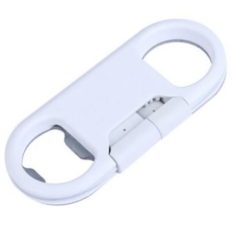 BOTTLE OPENER KEY RING DATA LINE CHARGING SYNC CABLE 8 PIN USB 2.0 FOR IPHONE 5S / 6 / 6S 