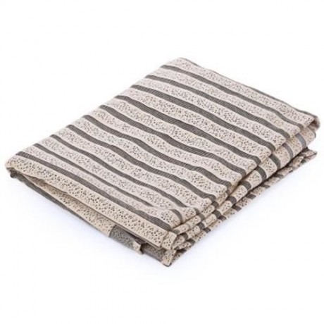 39 X 79 INCH LEAF TULLE WINDOW SCREENINGS SHEER CURTAIN FOR SITTING ROOM BEDROOM (BROWN)
